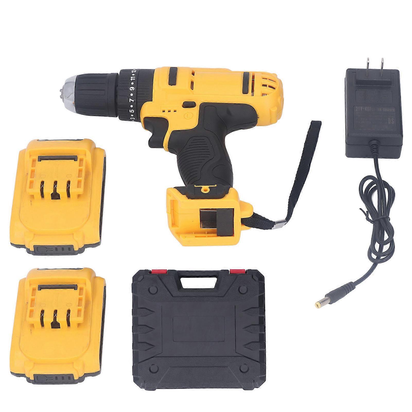 Brushless cordless drill for HomePro brand with 2 lithium batteries, 3/8 inch chuck for home DIY projects