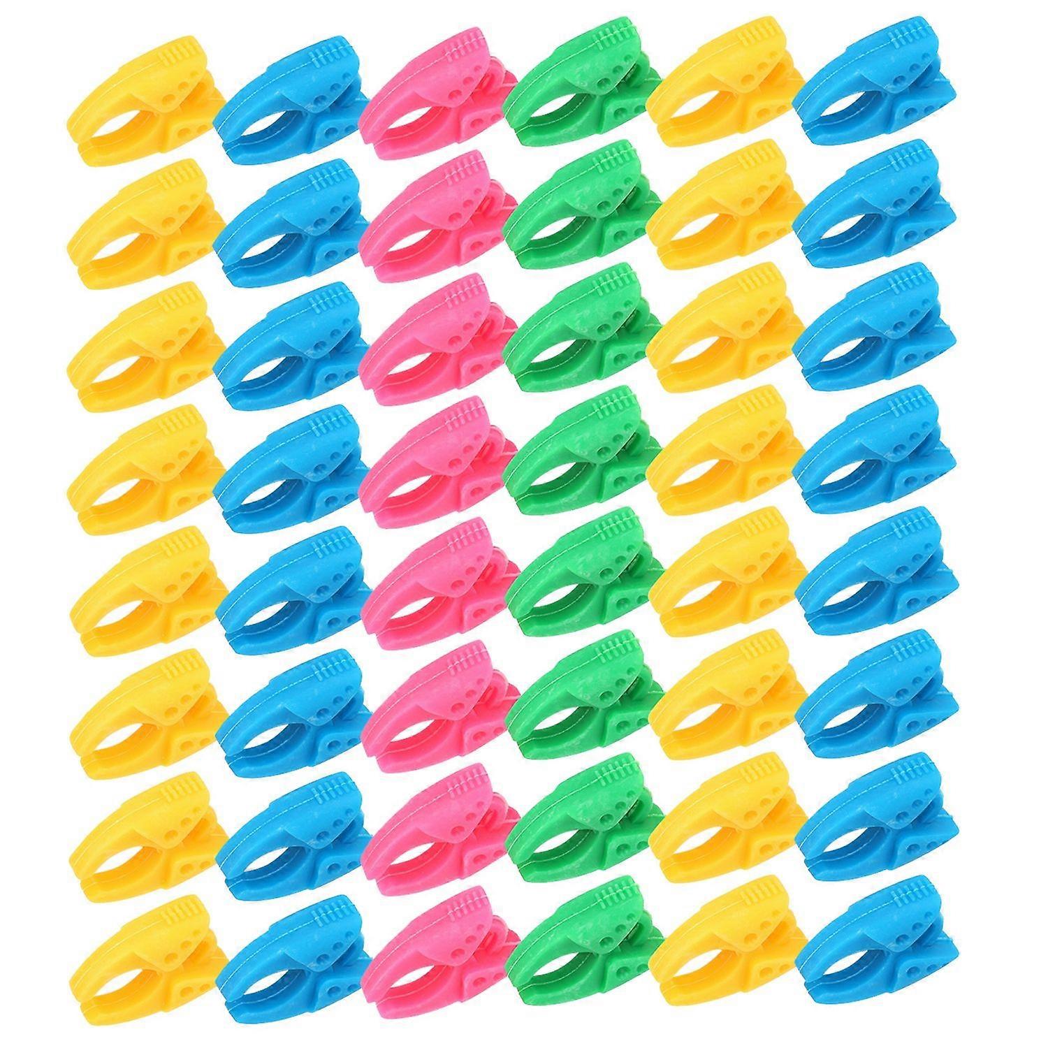 48Pcs Clamp Thread Saver Organizing Silicone Bobbin Clip Spool Sewing Accessories