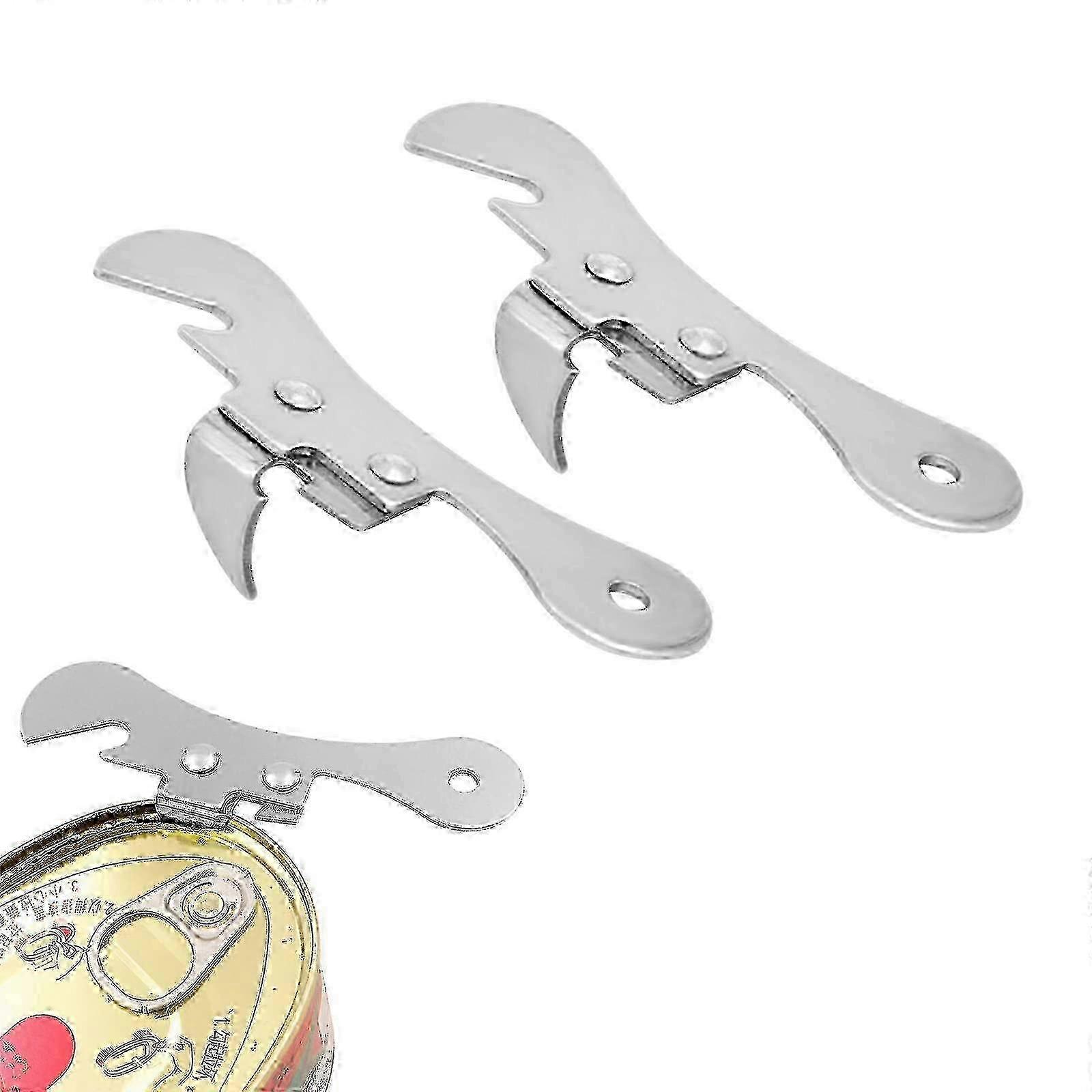 2-Piece Manual Can Opener & Bottle Opener Set - Multifunctional Butterfly Design for Tins, Cans, and Beer Bottles