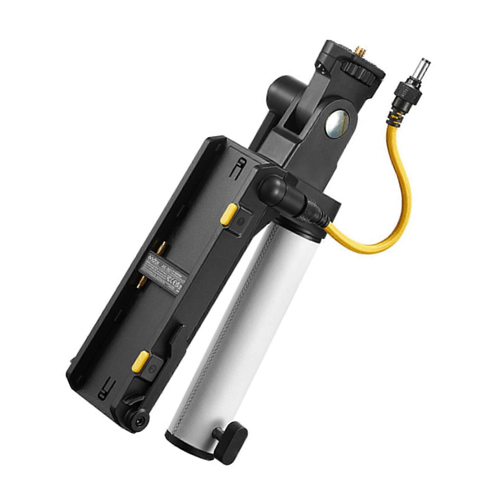 ML60II Portable Battery Handle Bracket with 1/4" Screw Mount for LED Video Lights Travel Photography AK B01