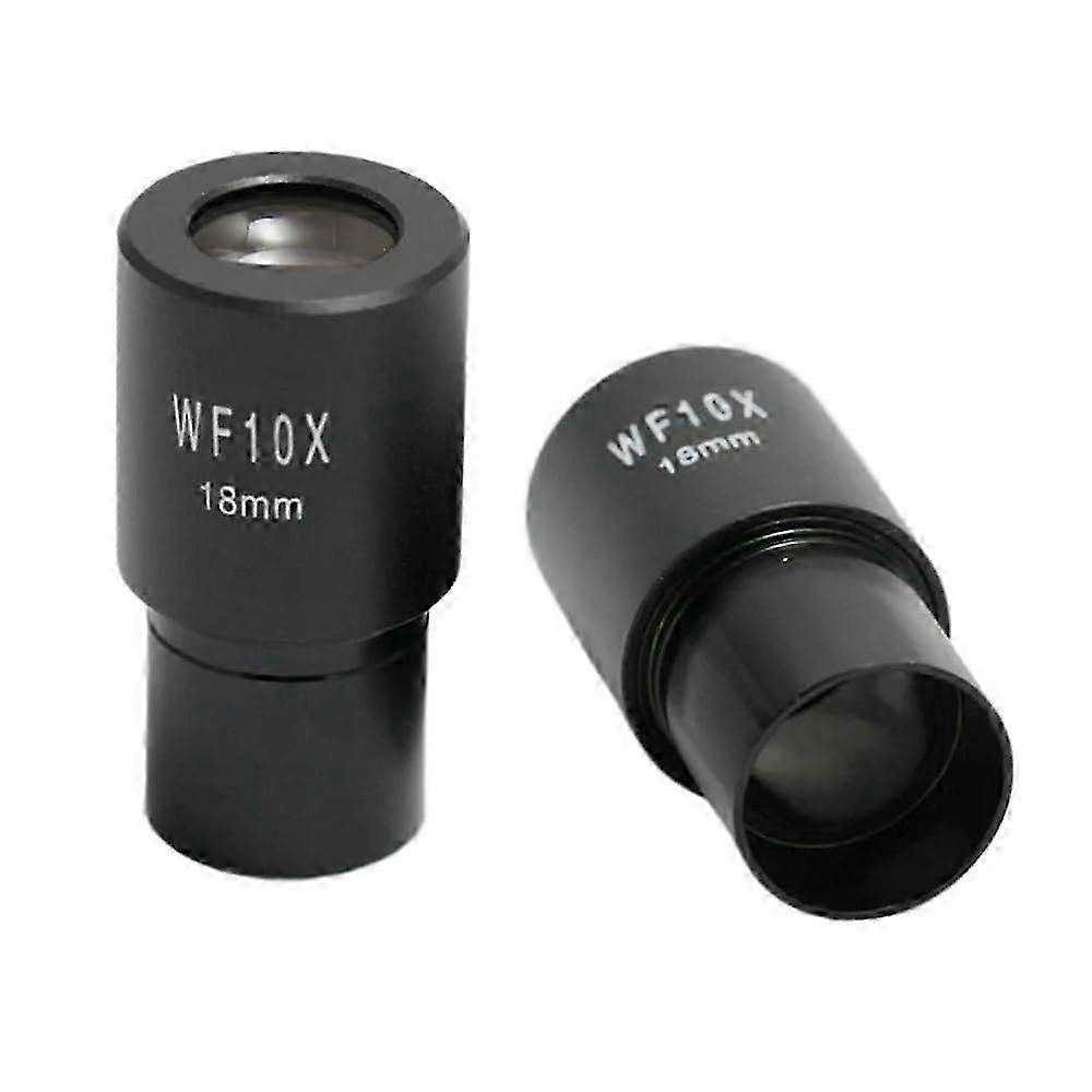 WF 10x / 18 mm Microscope Eyepiece for 23.2 mm Connection, High-Quality Glass, Compatible with Various Microscopes