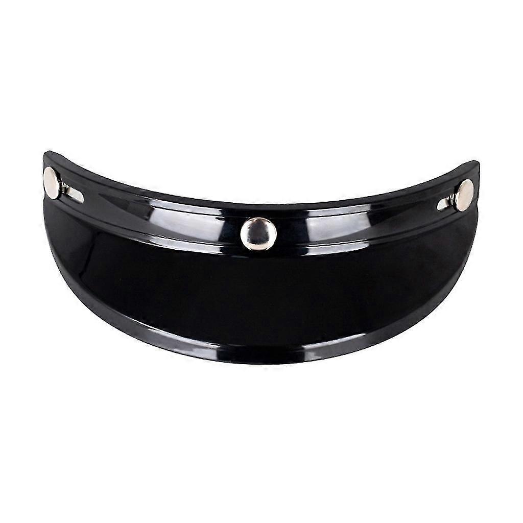 Open Face Helmet Sun Shade Protectors 3 Snap-Button Flip UpDown Shield Visor