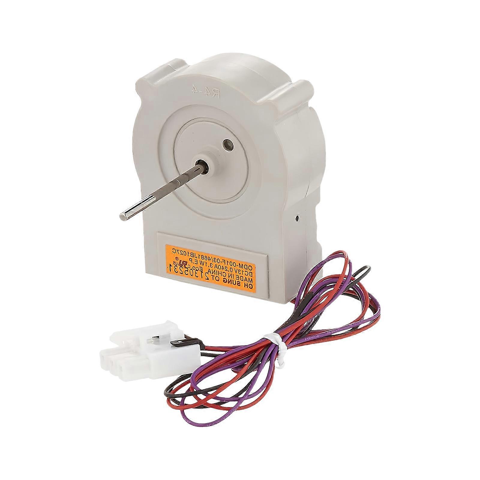 D4612AAA21 Refrigerator Evaporator Fan Motor 12V 2.5W Replacement Metal Composite Rust Resistant For B20CS80SNB/01 Multicolor