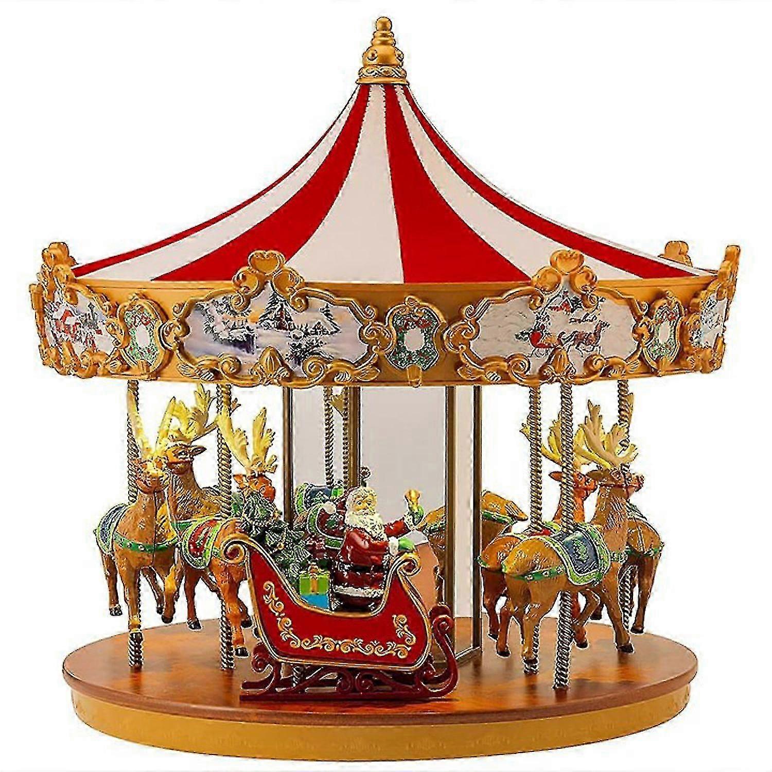 25. – 26. 2024 Pán Vianočný retro kolotoč, hudobná animácia, vianočná dekorácia