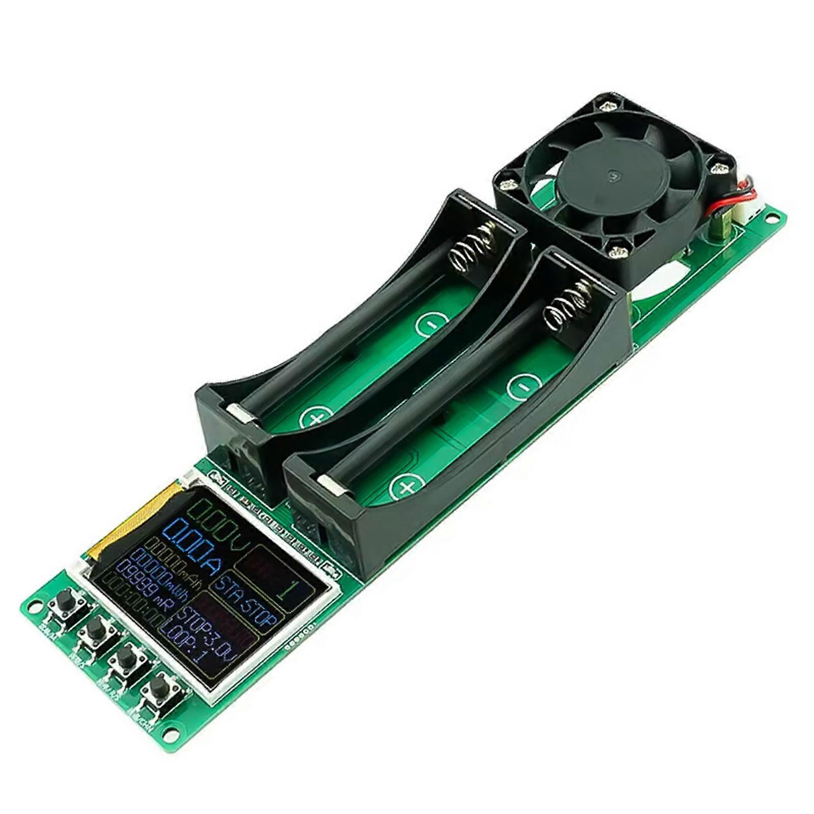 Two Channel Battery Capacity Internal Resistance Analysis With Auto Stop Charging 1A Maximumly Current 4.2V Full Charge Compact Design For Flat Cell