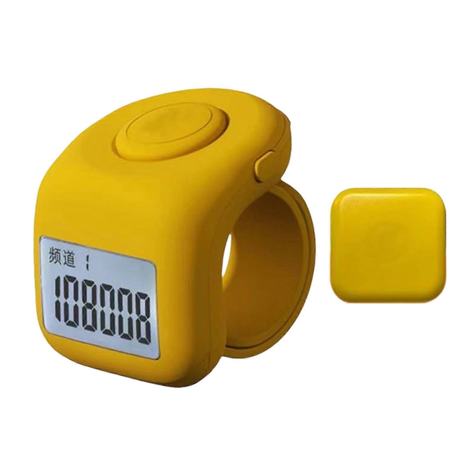 Lightweight Digital Counter User Friendly Device for Efficient Counting Tasks In Teaching Training & Religious Practices  Yellow