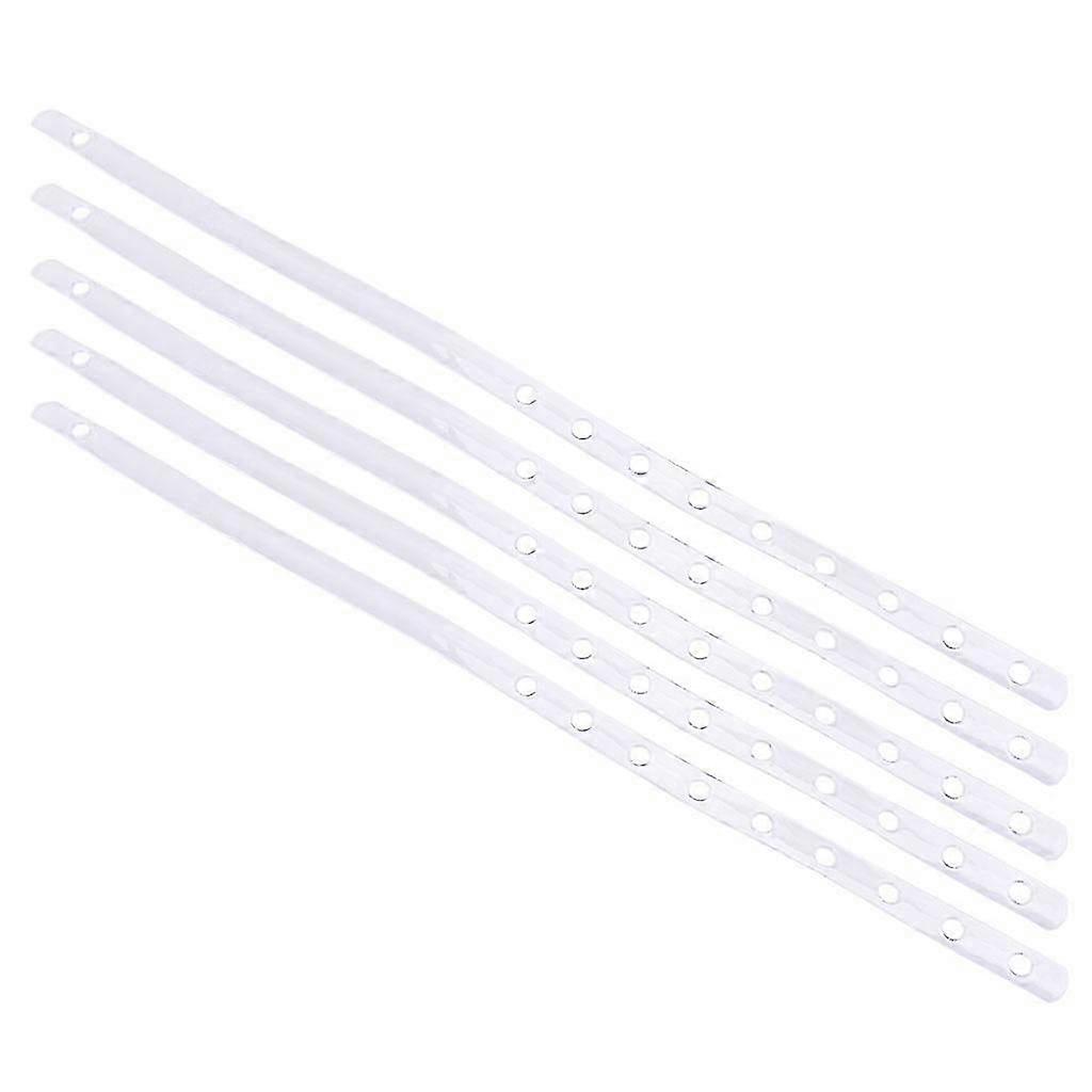 5Pcs Transparent Display Hanger Connector Strips Display Stable suitable for Clothes Rack