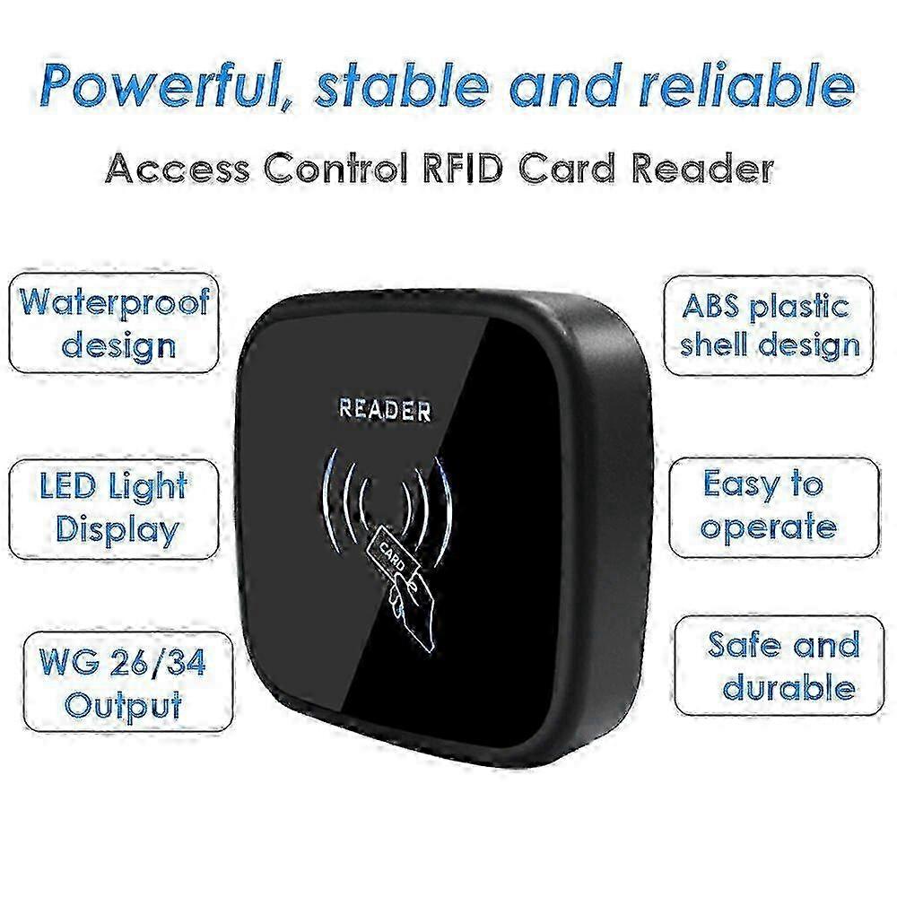 Ip65 Waterproof RFID Card Reader Wiegand 26 output Access Control Slave Reader Security 125KHZ 13.56MHZ EM ID Card Reader