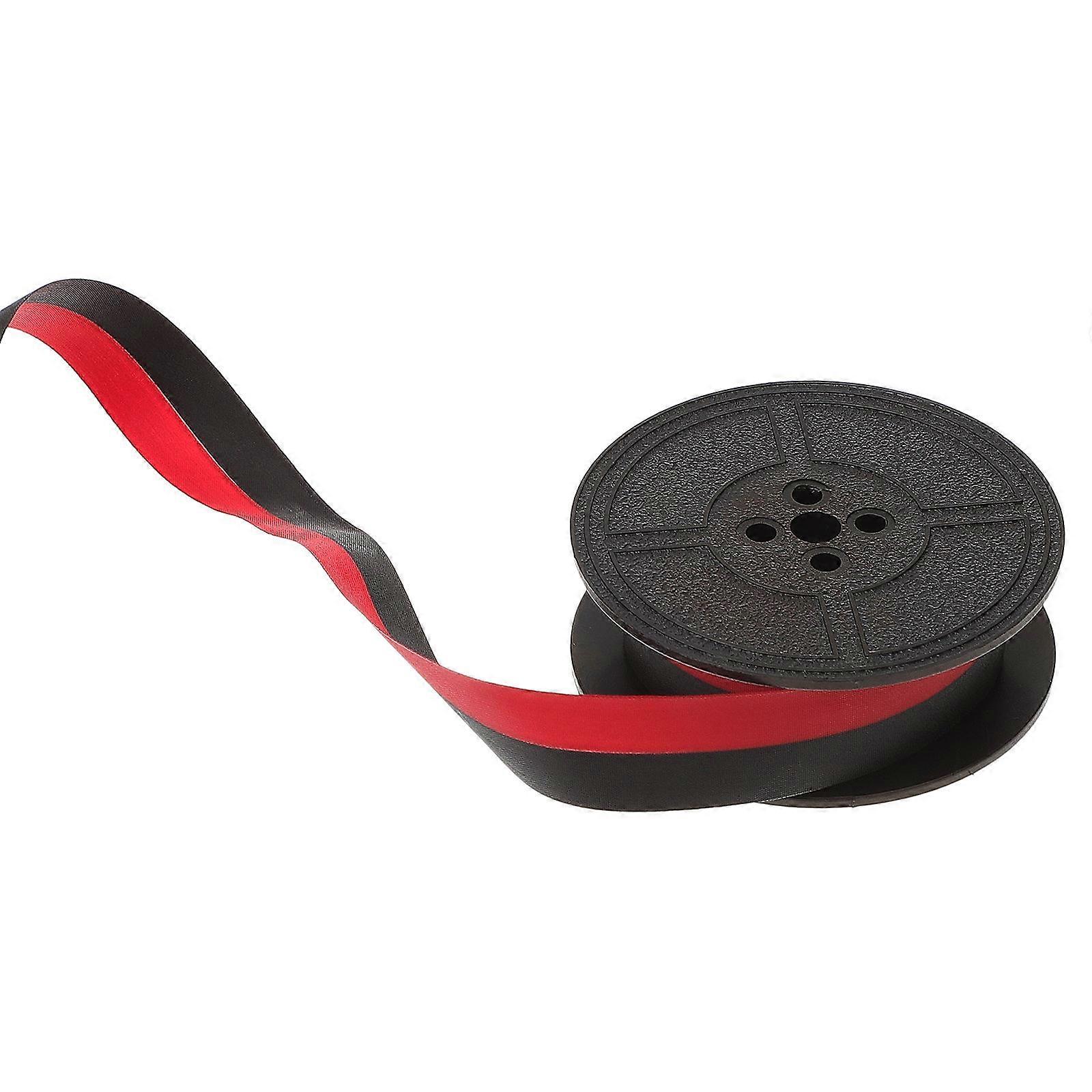 Universal Red and Black Ribbon Compatible for ROVER Typewriter Printer Core Ink Ribbon
