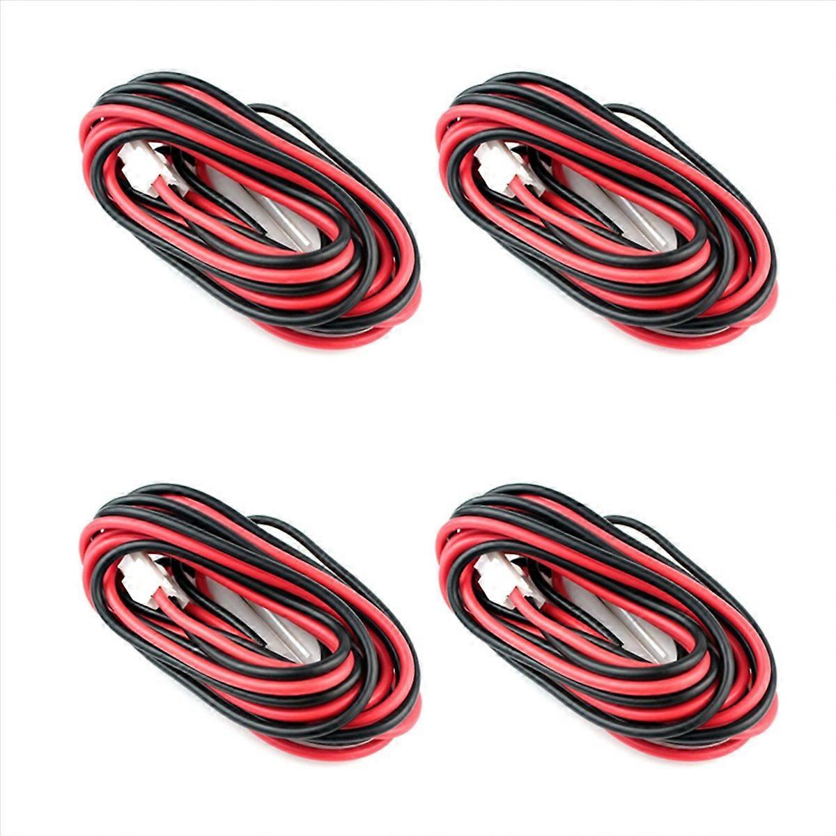 4X DC Power Cable Cord for Mobile Radio TK-760/768/8800 TM-241 FT 3 Metres