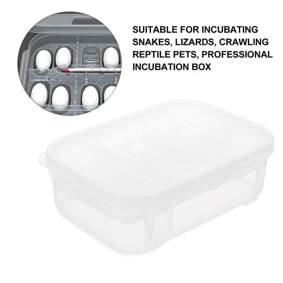 Plastic Snake Breeding Container Reptile Lizard Incubation Box Hatchery Box Container Pet Owners 1Pack