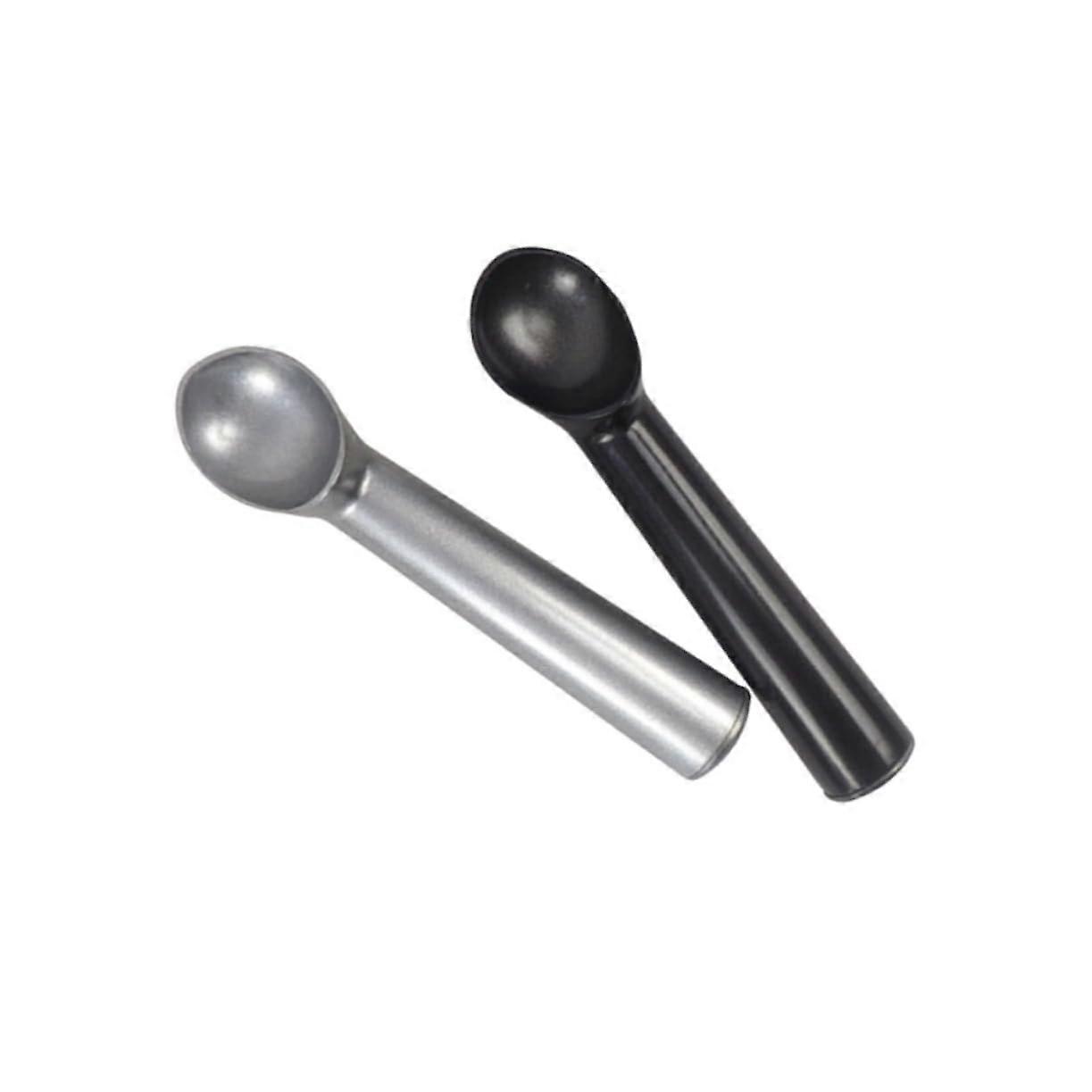 2PCS Ice Cream Scoop and Melon Baller Set with Ergonomic Grip for Home, Desserts and Fruits