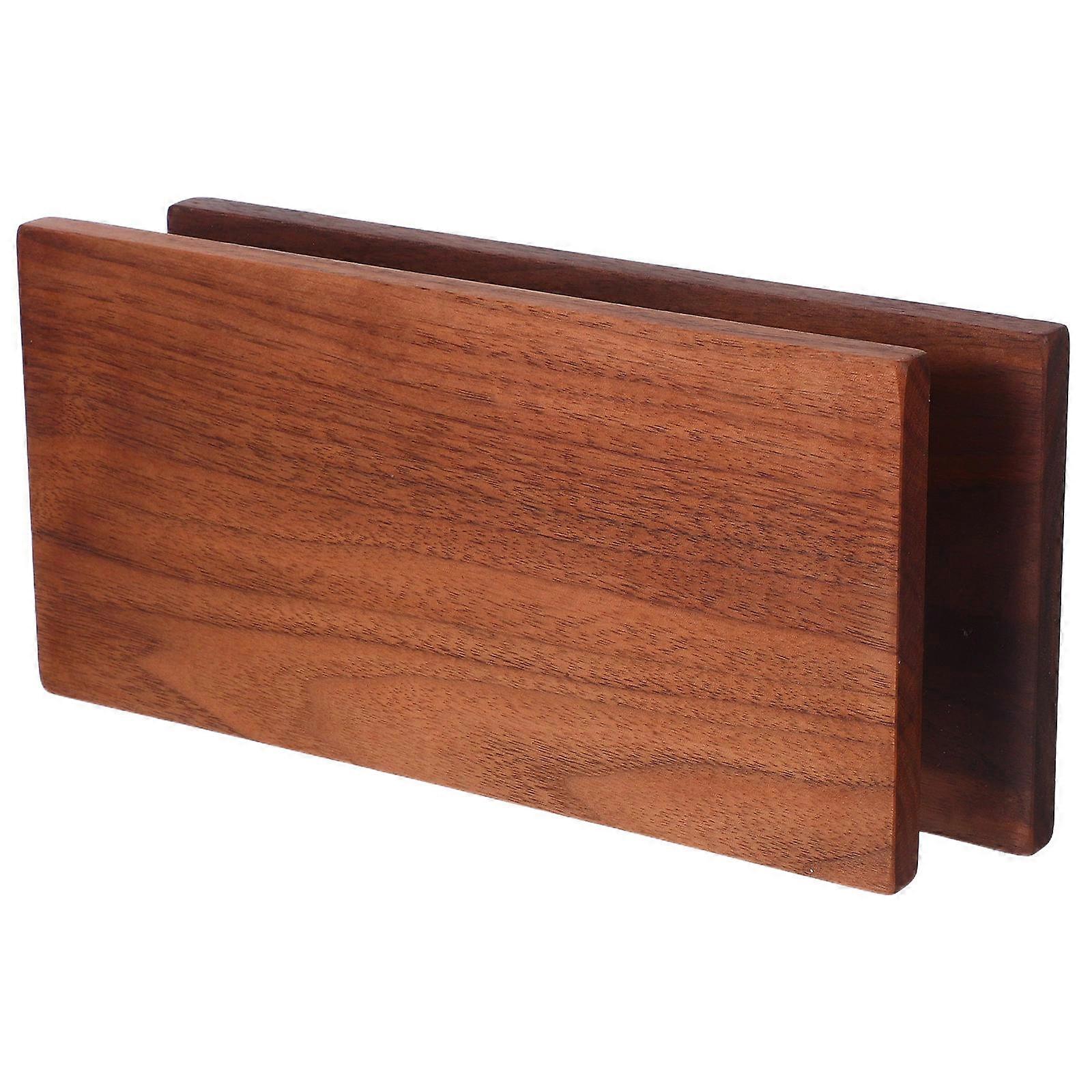 Solid Walnut Wood Planks for DIY Crafts 2Pcs Light Brown Hardwood Boards