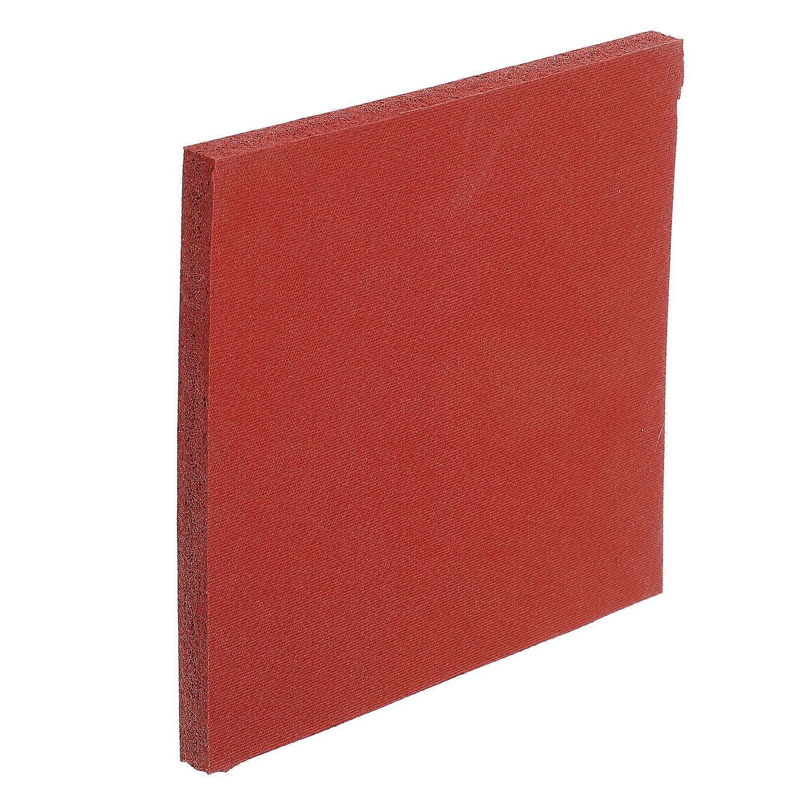 Heat Press Mat Silicone Insulation Pad for Heat Transfer Red Durable