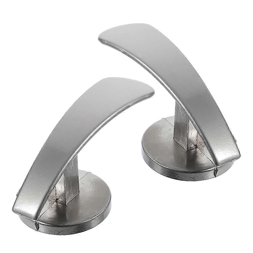 Silver Curtain Holdbacks Window Decorative Holder for Hanging Set of 2Pcs