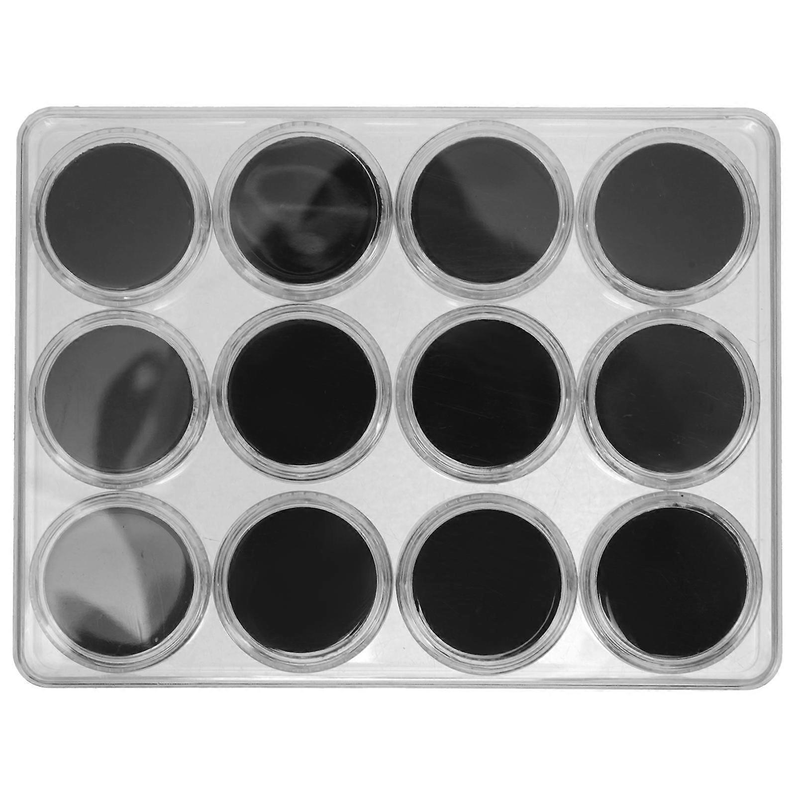 Gemstone Display Case Acrylic Storage Box for Protection 2Sets Pack