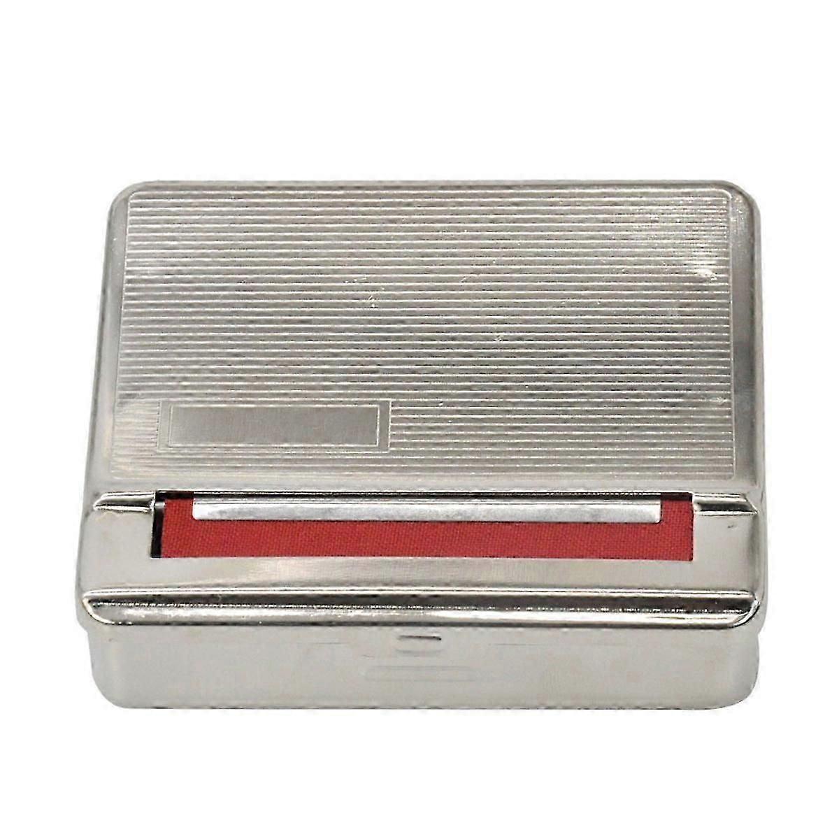 Metal Cigarette Rolling Machine Manual Red Cloth Cigarette Case Hand Roll Automatic