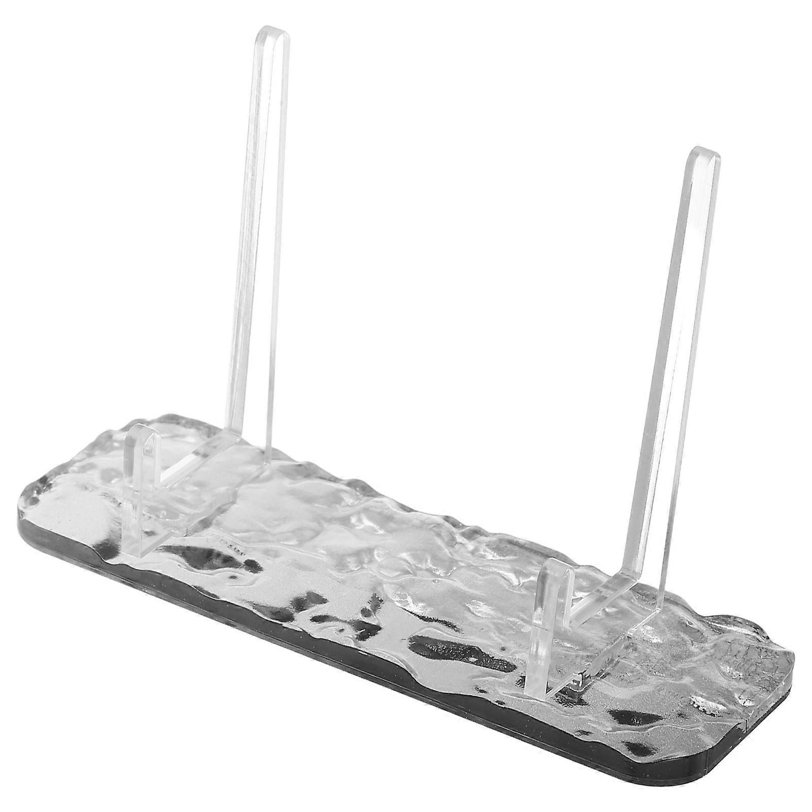 Black Acrylic Beauty Storage Rack Display Stand for Storage Use