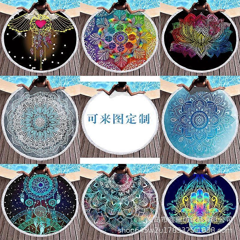 Nordic microfiber beach towels, square towels, bath towels, digitally printed