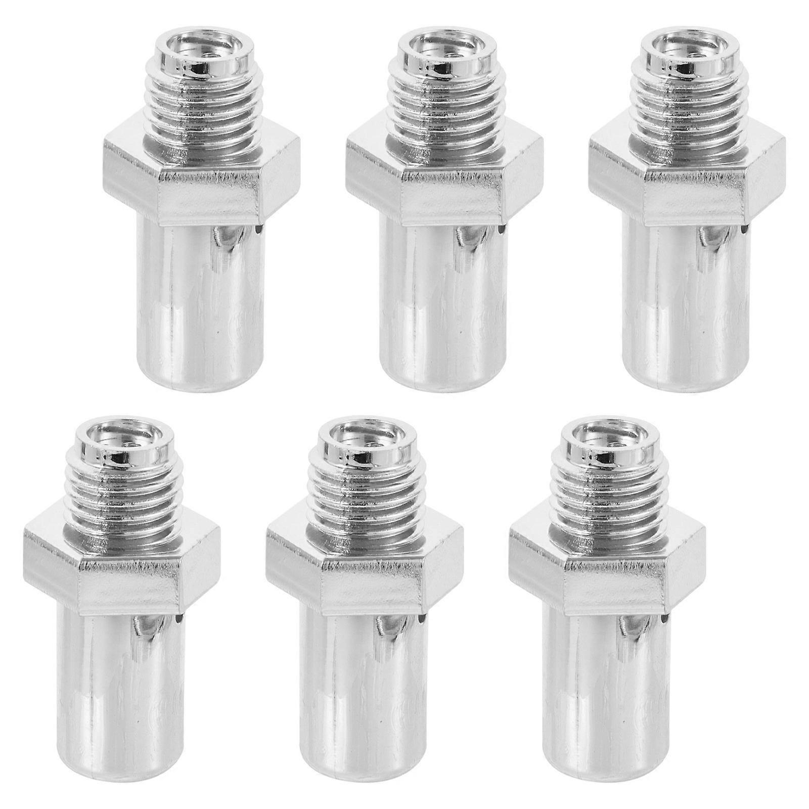 Small Fire Extinguisher Nozzle Water-Based for Fire Extinguisher 6Pcs Silver
