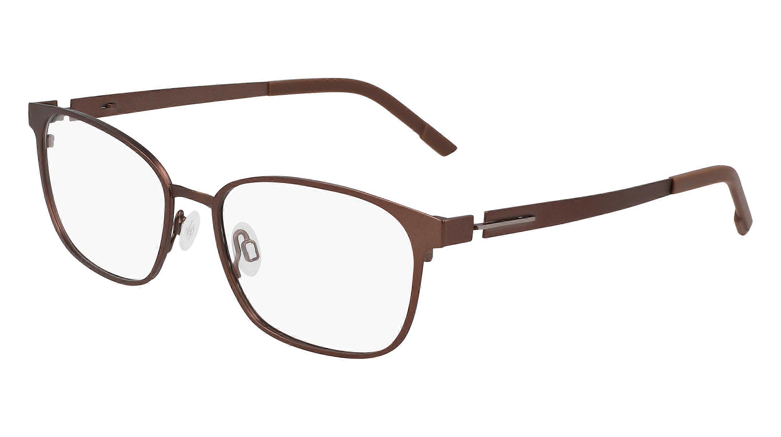Eyewear Frames FLEXON FLX1008MAG-SET 208 MATTE COFFEE 56/18/145 UNISEX