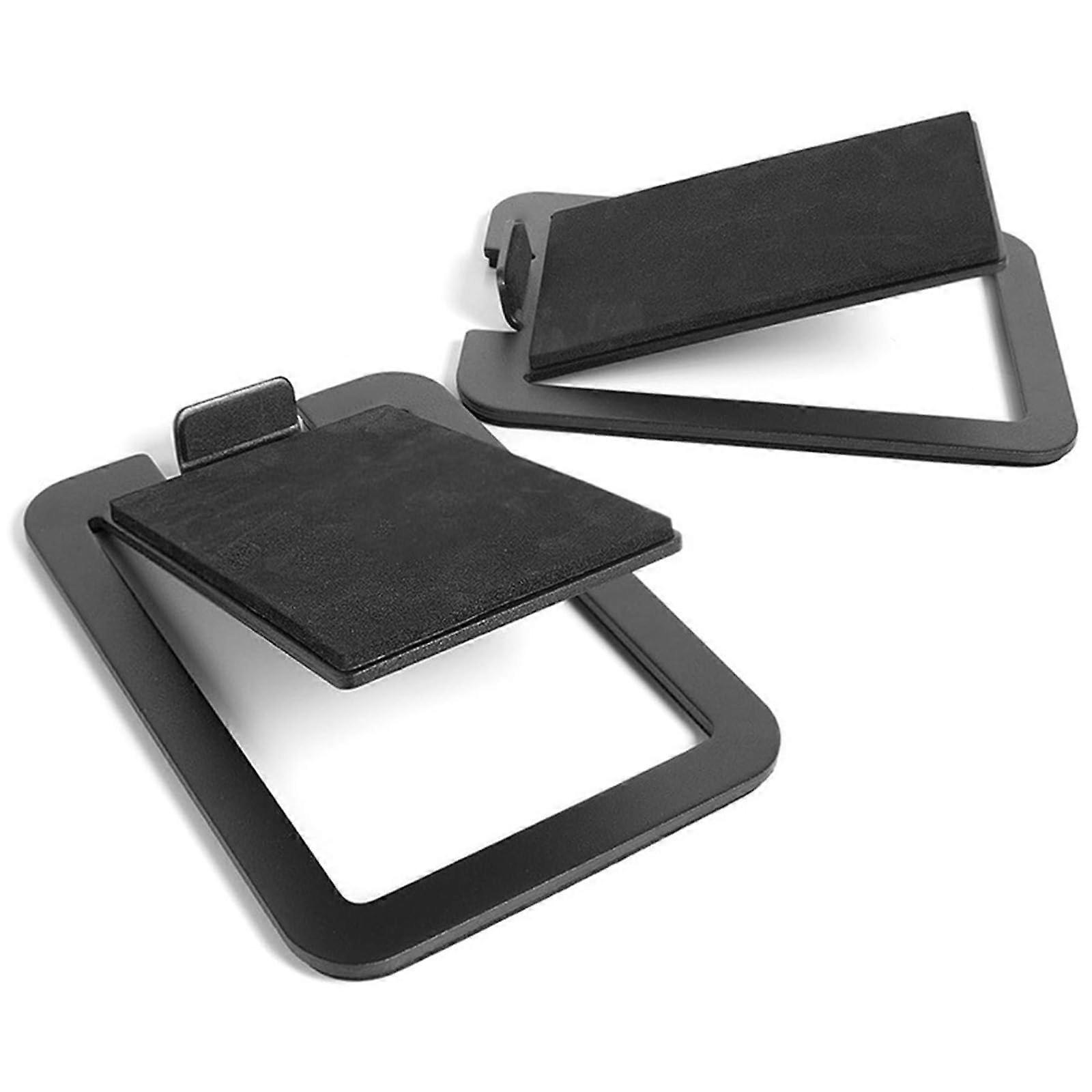 Desktop Speaker Stand 2Pack Clamp Holder With Metal Base For Computer Speakers And Monitors