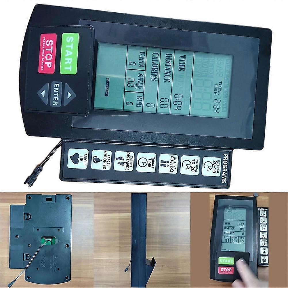 Wind Resistance Exercise Bike Counter Display Replacement Monitor Speedometer