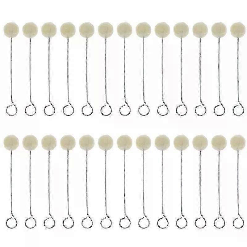 Wool smudge ball Brush leather dyeing tool DIY craft project dyeing