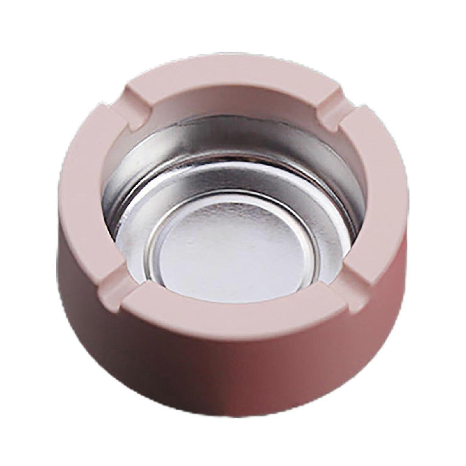 Portable Creative Tinplate Square Ashtray Holder Cigarette Ash Storage Box Case