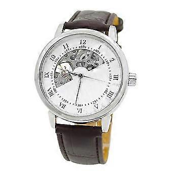 Orologio da uomo alla moda, orologio meccanico luminoso e impermeabile, nuovo e semplice, con vetro a specchio
