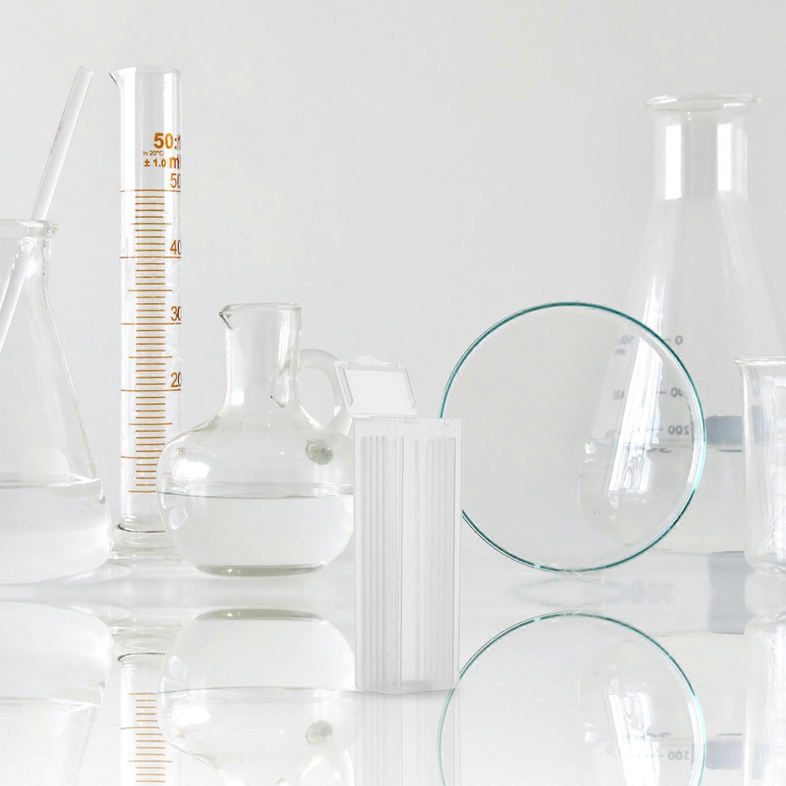 Microscope Slide Storage Box Plastic for Laboratory Use 40Pcs Slide Holder