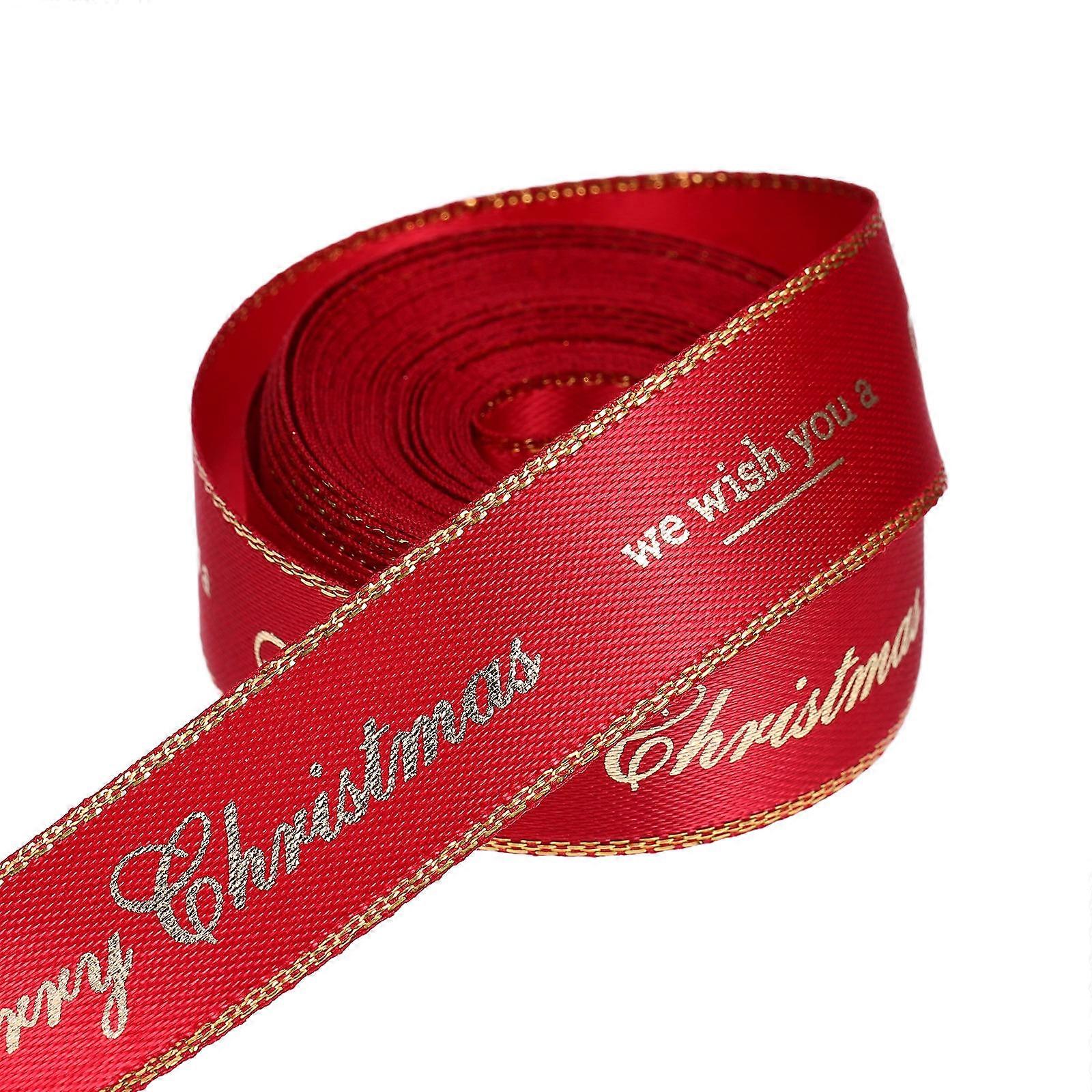 Polyester Holiday Ribbon Craft Ribbon for Present Wrapping