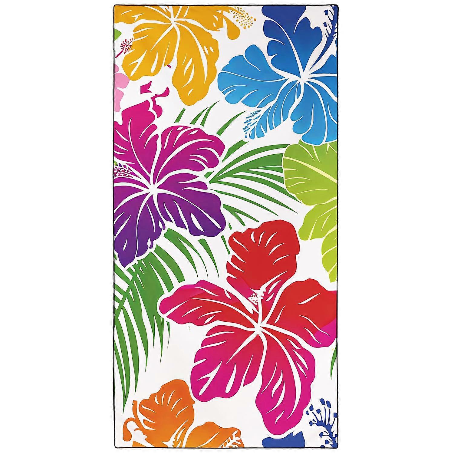 Oversized Microfiber Beach Towel 36x72 Quick Dry Sand Proof Lightweight Travel Soft Touch