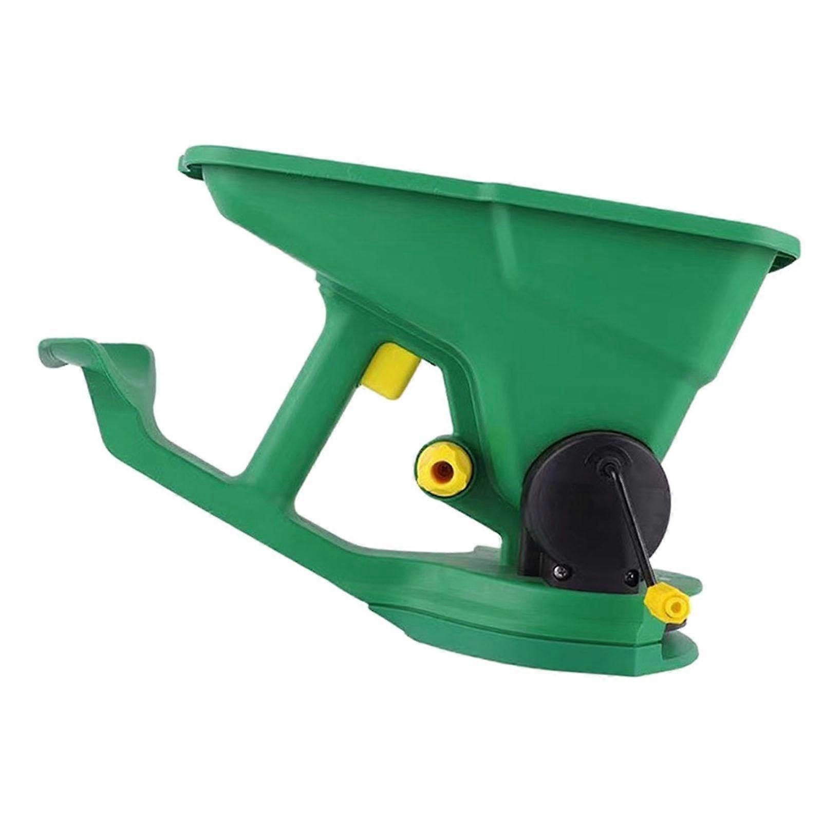 Handheld Seed Spreader with Adjustable Settings for Small Gardens and Greenhouse Planting