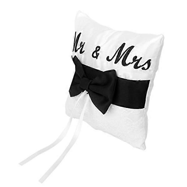 Satin Bow Wedding Ring Pillow for Wedding Decor