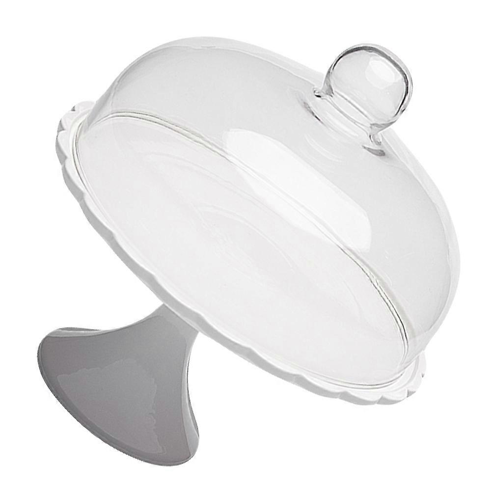 Egg Cake Display Stand Multipurpose Display Tray with 1Pcs Cover