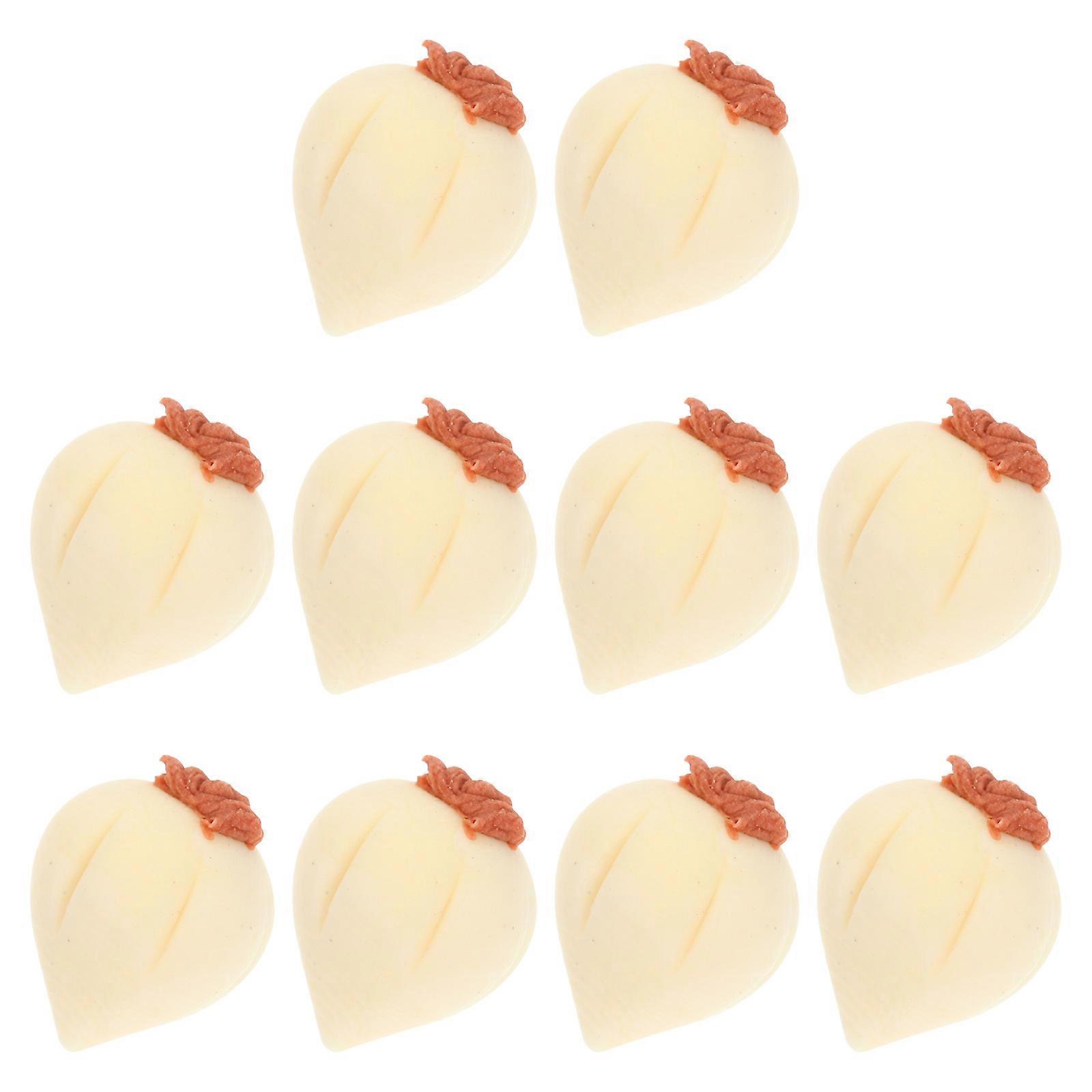 Simulation Mini Vegetable Resin Models for Decor 10Pcs Dollhouse Ornament