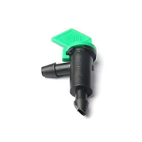 Drip Irrigation System 30pcs 16L/H Adjustable Garden Watering Dripper with Quick Connect Adapter Green