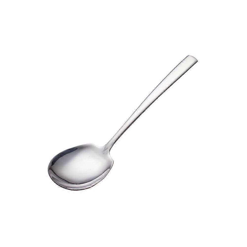 Stainless Steel Serving Spoon 304 Deep RustProof Mirror Polished Hotel Tableware Silver 1Pc
