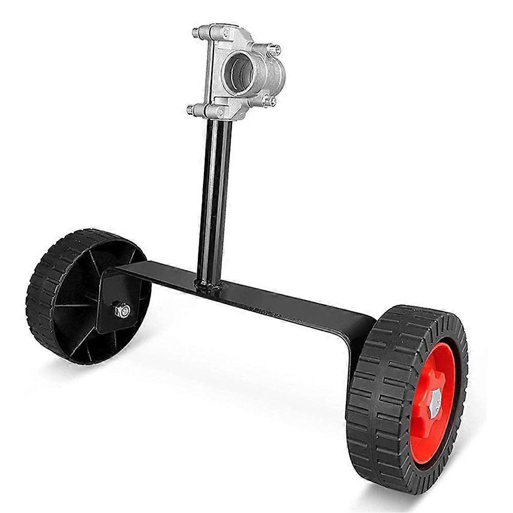 Support Wheel with Adjustable Height for Weed Eater 26mm String Trimmer, Reduce Back Strain
