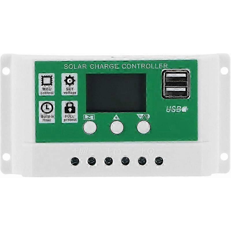 2026 LCD Display Solar Charge Controller, 50A Adjustable Solar Panel Regulator, 12V 24V MPPT Charge Regulator Accessory