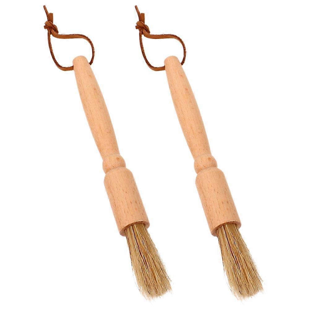 Multi-Function Coffee Grinders Cleaning Brush With Short Handle For Household Use Coffee Enthusiasts 4Pcs