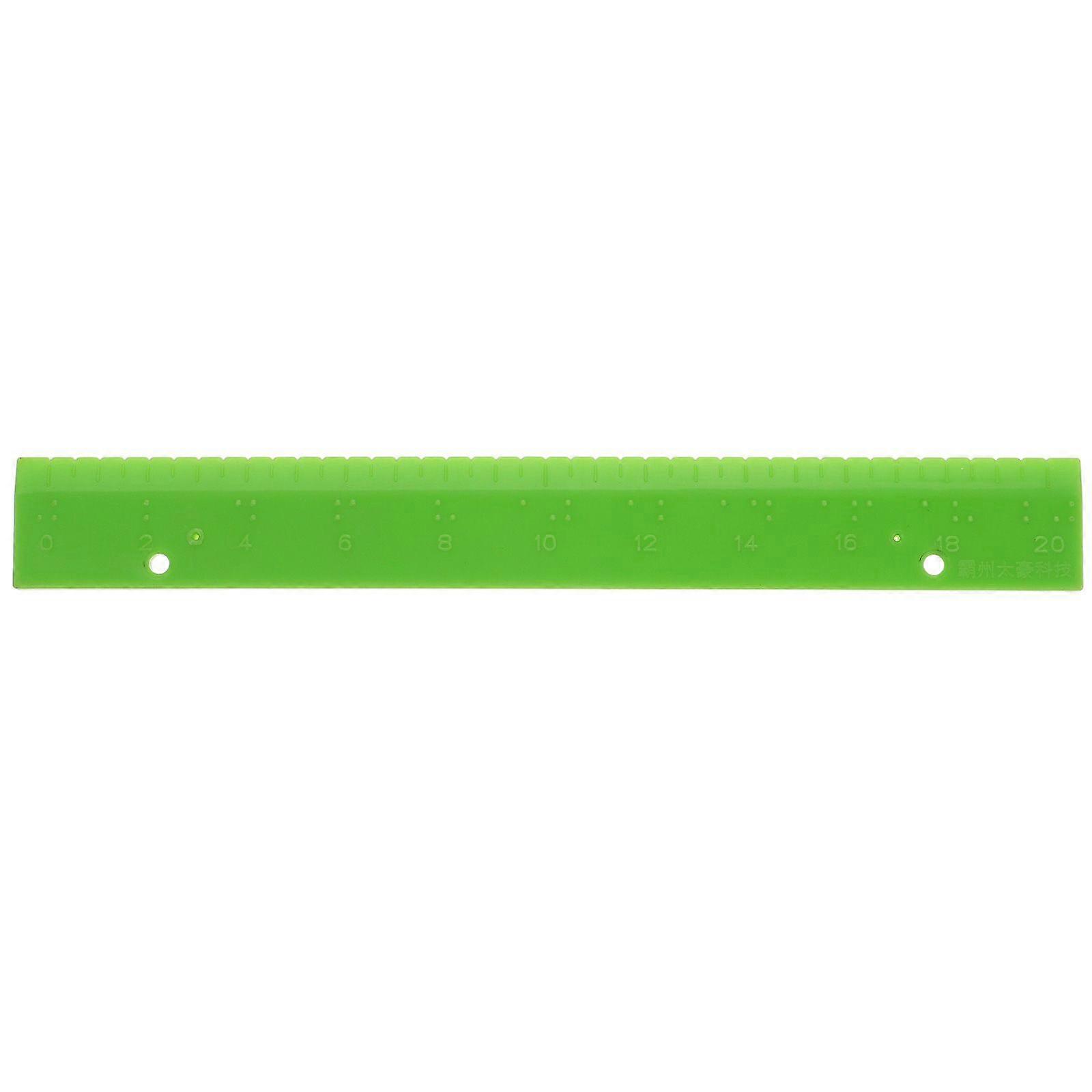 Braille Measuring Ruler Blind Braille Measuring Tool Blind Learning Supply