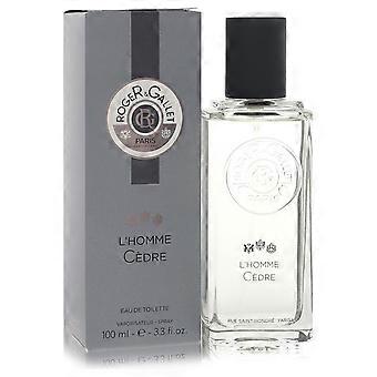  Roger & Gallet L'Homme Cedre by Roger & Gallet - Eau De Toilette Spray 3.3 oz - Men 