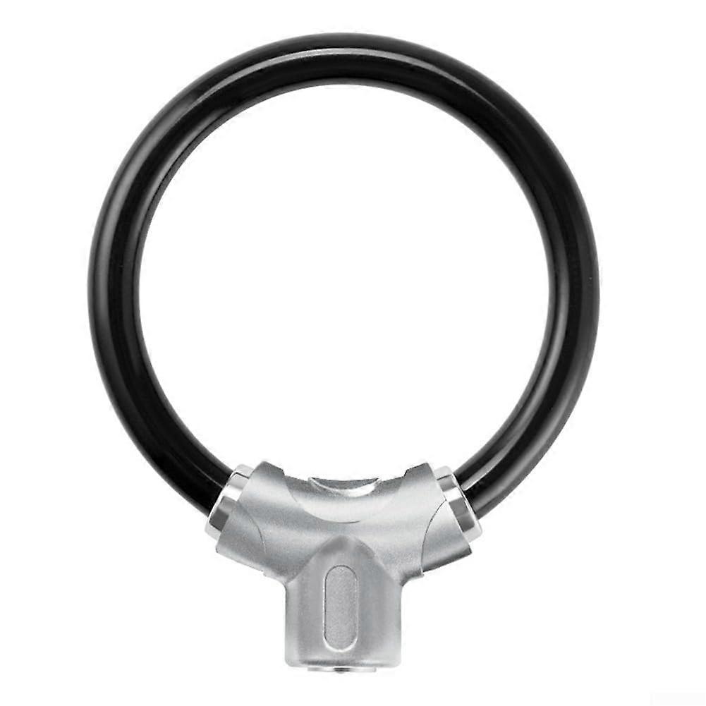 Bike Lock Keyless Steel Cable Weatherproof AntiTheft Lightweight for Mountain Bikes Black