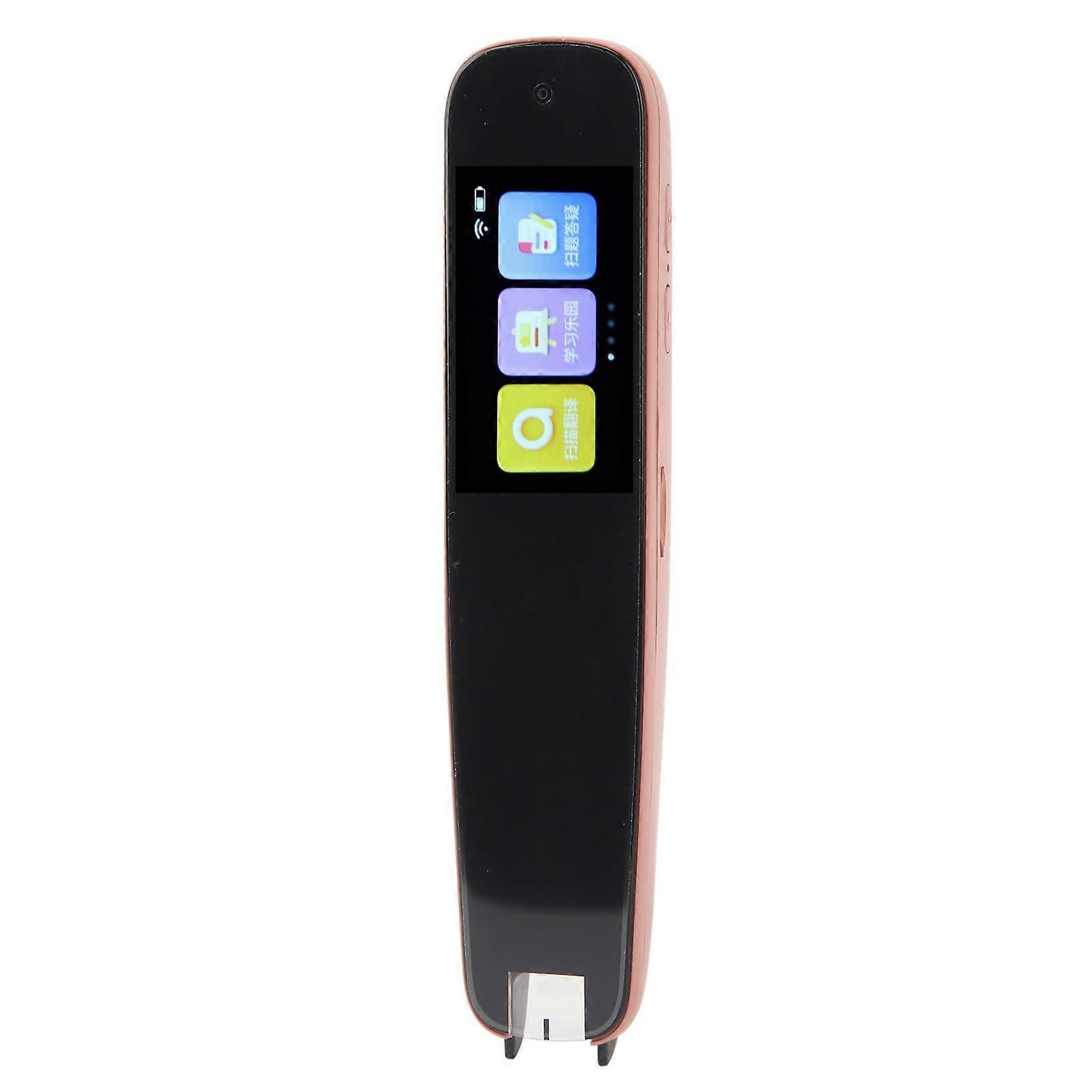 Language Translator Pen with Text to Speech Reader, LCD Touch Digital Highlighter for Students, Rose Gold