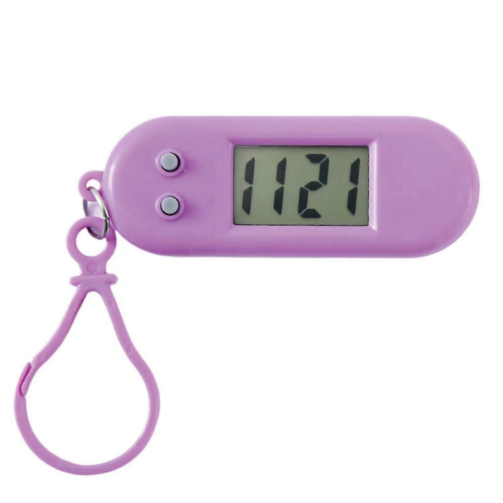 Purple Digital Kitchen Timer with Hook, Accurate Time Tracking for Cooking and Baking