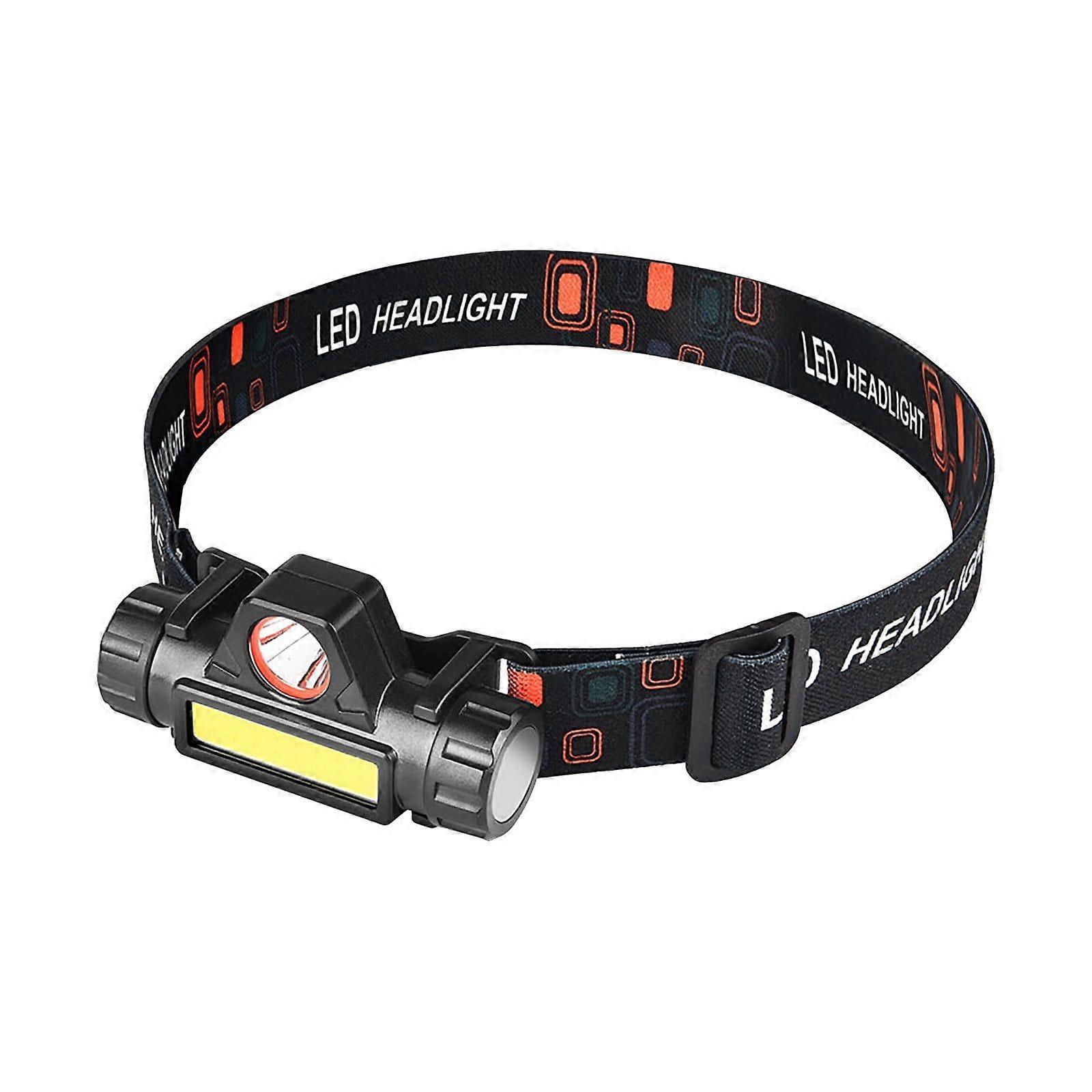 LED Headlamp Illumination Headlight Lightweight, Weatherproof, Flashlight for