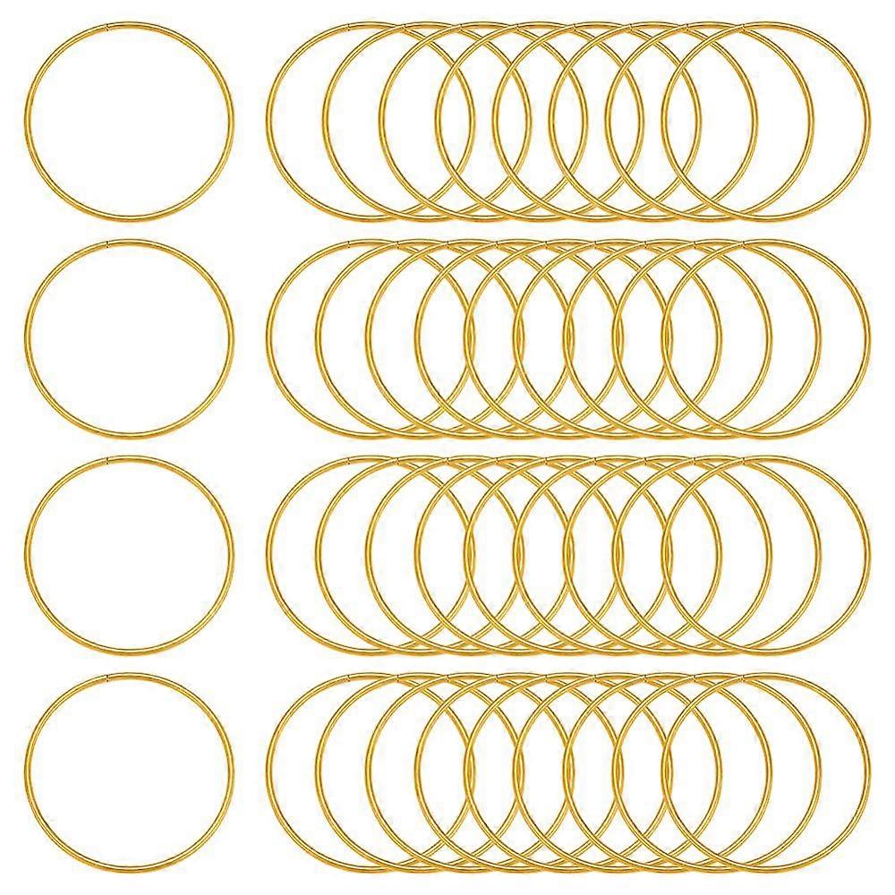 35pcs Iron Linking Rings Round Ring Golden 75x3mm Inner Diameter: 69mm