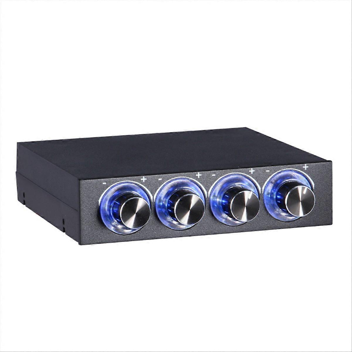 4-Channel PC Fan Speed Controller with LED Display